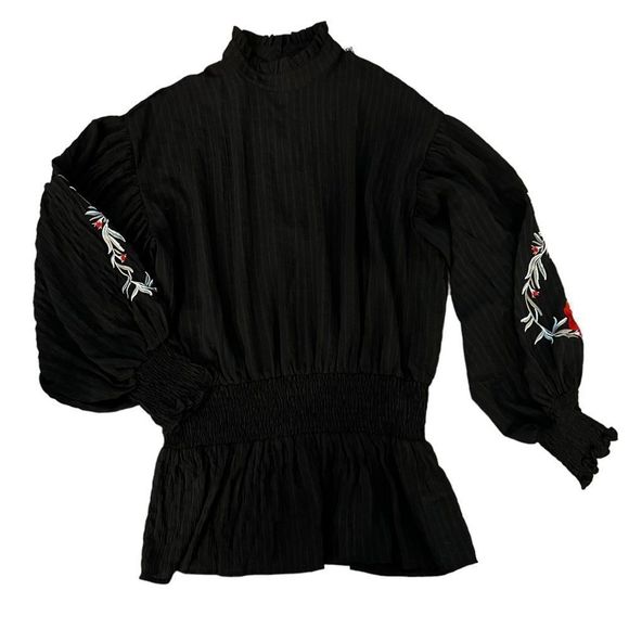 entro Tops - Black gauze blouse